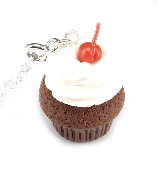 Cupcake halsband med körsbär bild