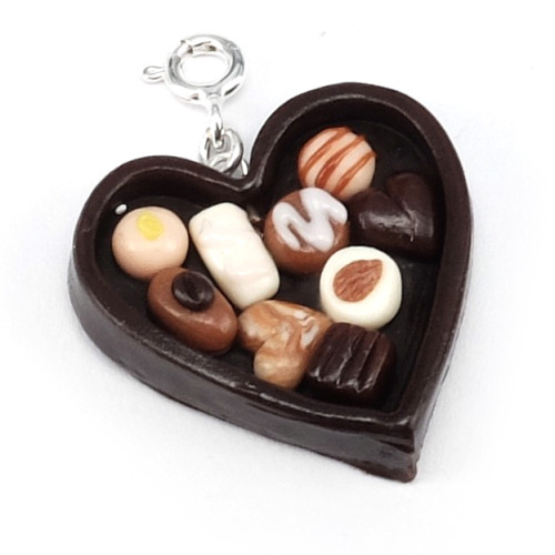 Chokladask - hjärta halsband bild