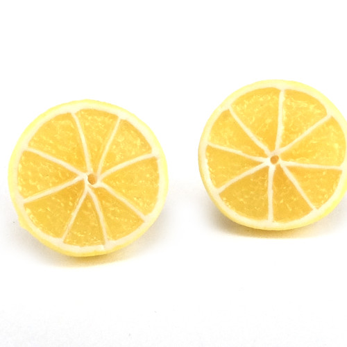 Citron stiftörhängen bild