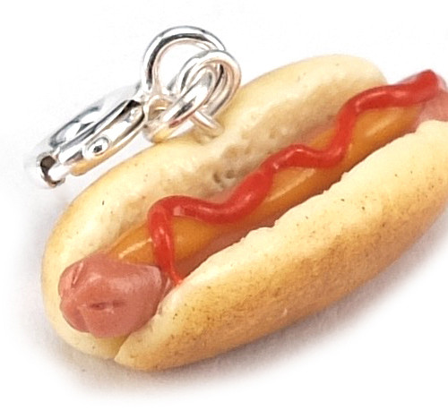 Korv med bröd berlock - STOR bild