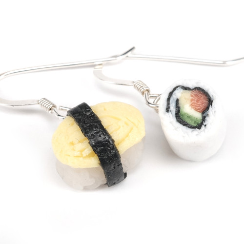 Sushi ägg & inside out - Örhängen bild