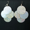 Paljett örhängen - Silver glitter - Bild 3