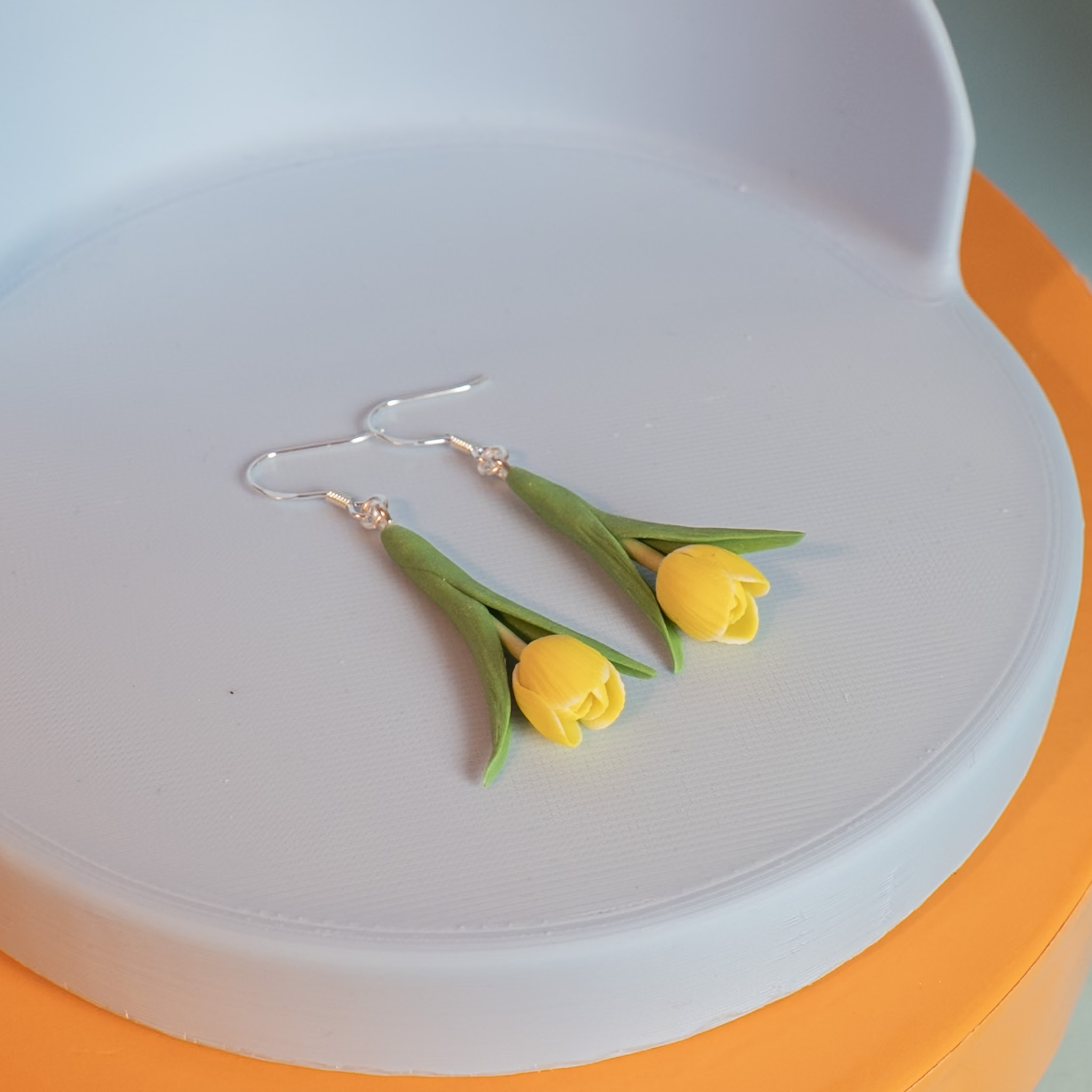 Tulpan örhängen - Gul - Bild 4