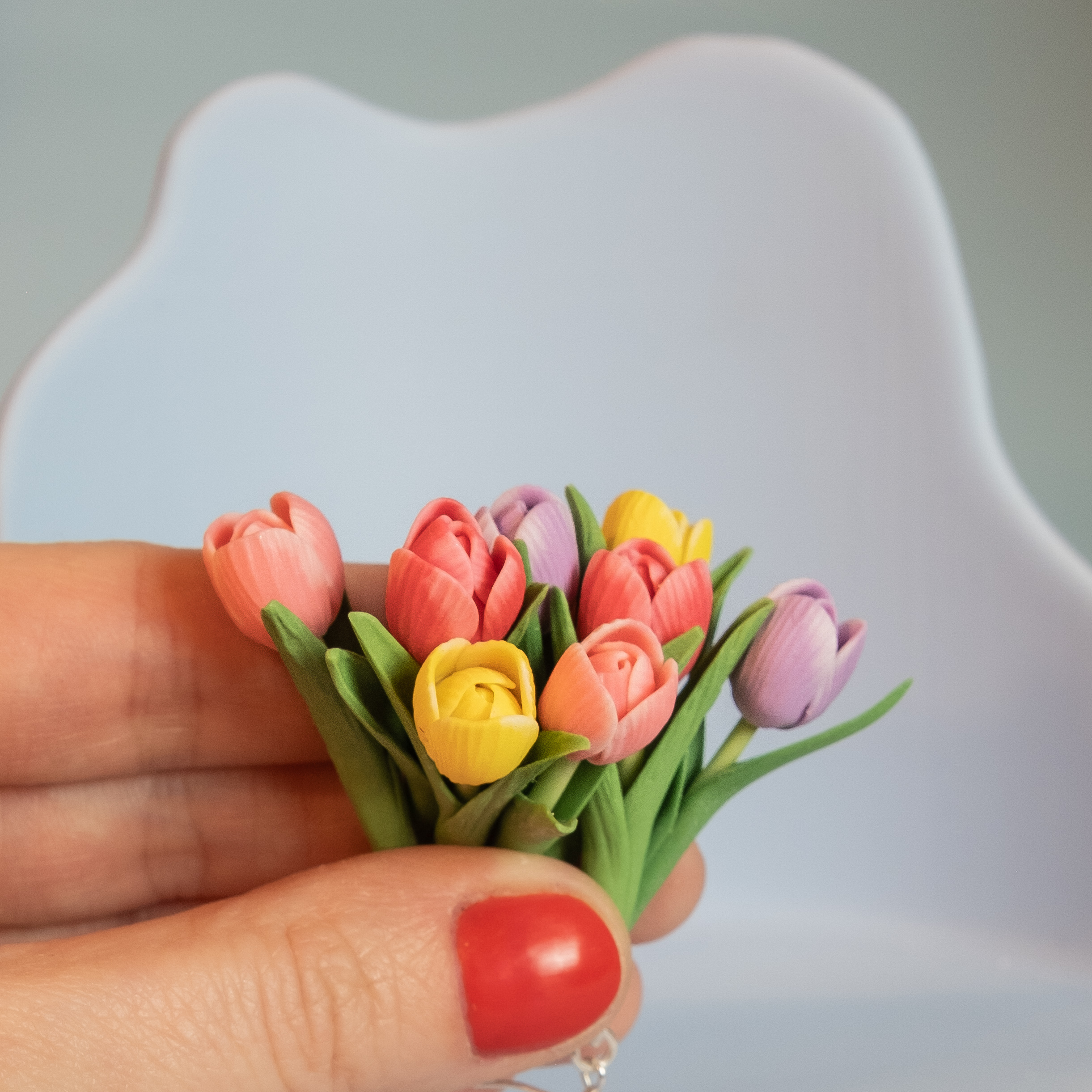 Tulpan örhängen - Gul - Bild 2