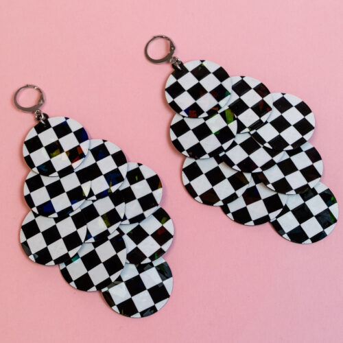 Paljett Örhängen - Magical Chess