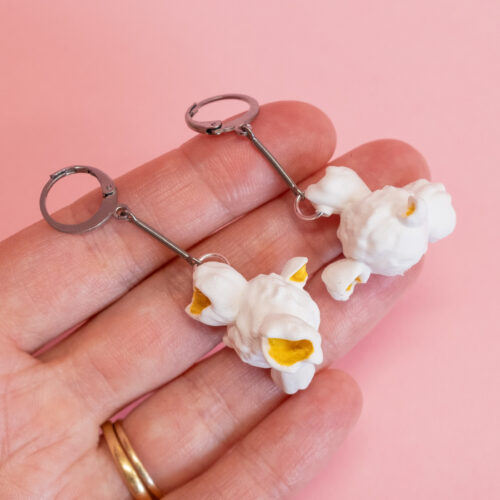 Popcorn örhängen - Hängande